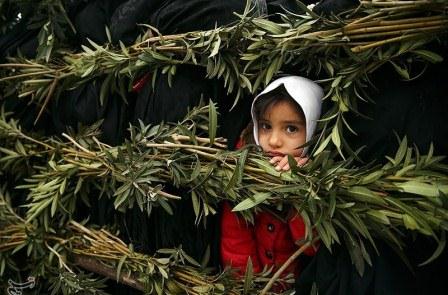 تشییع دو شهید گمنام در بوستان پروین اعتصامی تهران(منطقه 18)