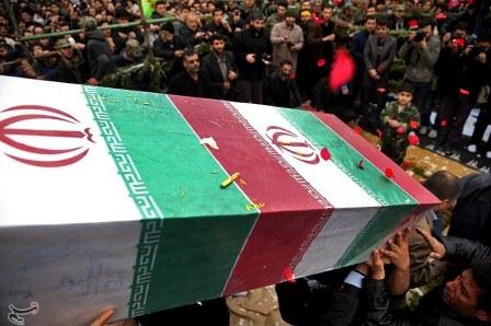 تشییع دو شهید گمنام در بوستان پروین اعتصامی تهران(منطقه 18)