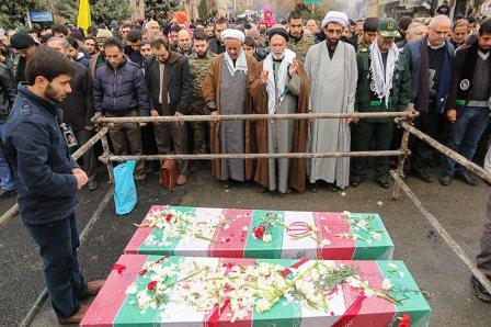 تشییع شهدای گمنام در کرج