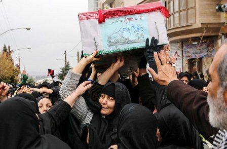 تشییع شهدای گمنام در کرج