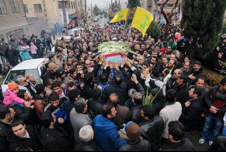 تشییع شهدای گمنام در کرج