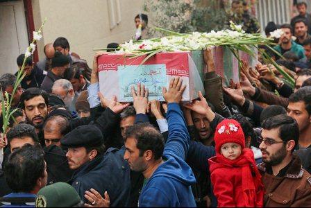 تشییع شهدای گمنام در کرج