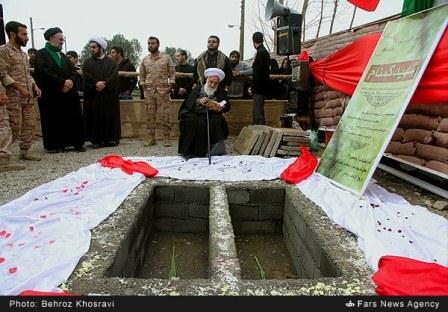 تشییع دو شهید گمنام در بابل