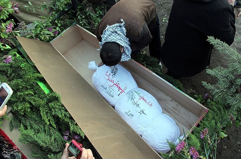 تشییع شهدای گمنام در اردبیل