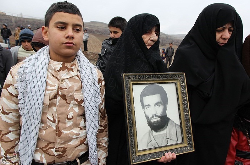 تشییع شهدای گمنام در اردبیل