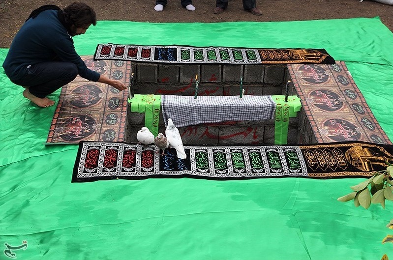 تشییع شهدای گمنام در اردبیل