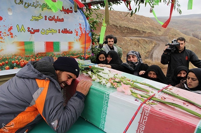 تشییع شهدای گمنام در اردبیل