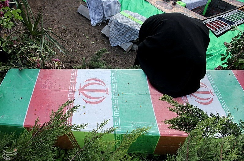 تشییع شهدای گمنام در اردبیل