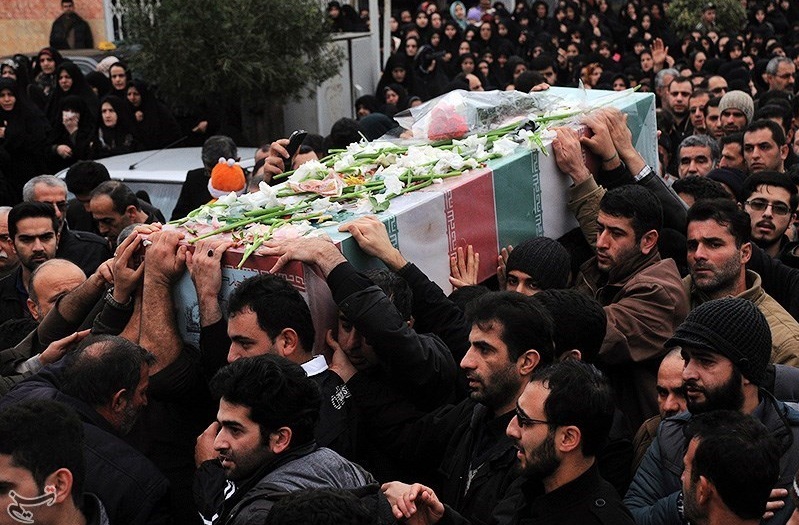 تشییع شهدای گمنام در گیلان