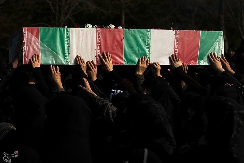 تشییع شهدای گمنام در شهرک گلریز- تهران