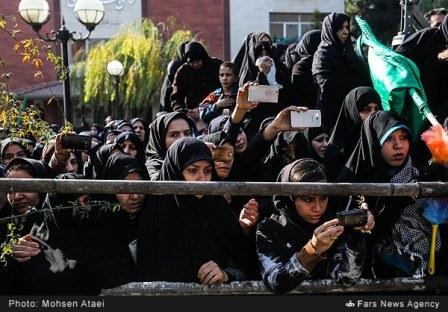 تشییع دو شهید گمنام در شهرستان قدس