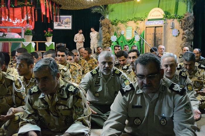حضور فرمانده و کادر نیروی زمینی در معراج شهدای تهران 2