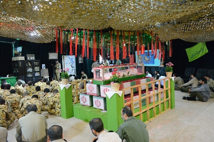 حضور فرمانده و کادر نیروی زمینی در معراج شهدای تهران 4