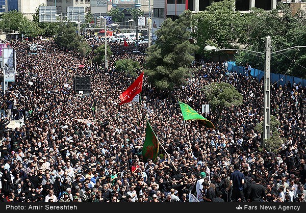 تشییع پیکر مطهر شهید غواص سیدجلیل میری‌ورکی 12