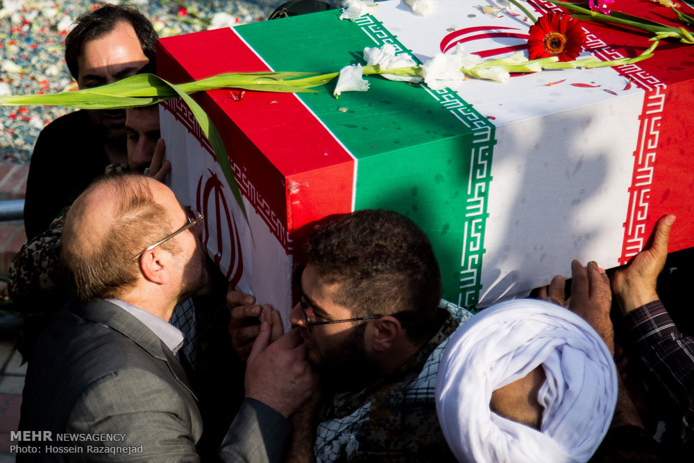 تشییع دو شهید گمنام در بوستان زمزم تهران 10