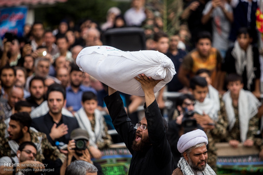 تشییع دو شهید گمنام در بوستان زمزم تهران 19