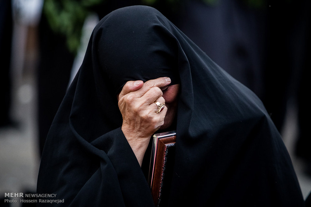 تشییع دو شهید گمنام در بوستان زمزم تهران 20