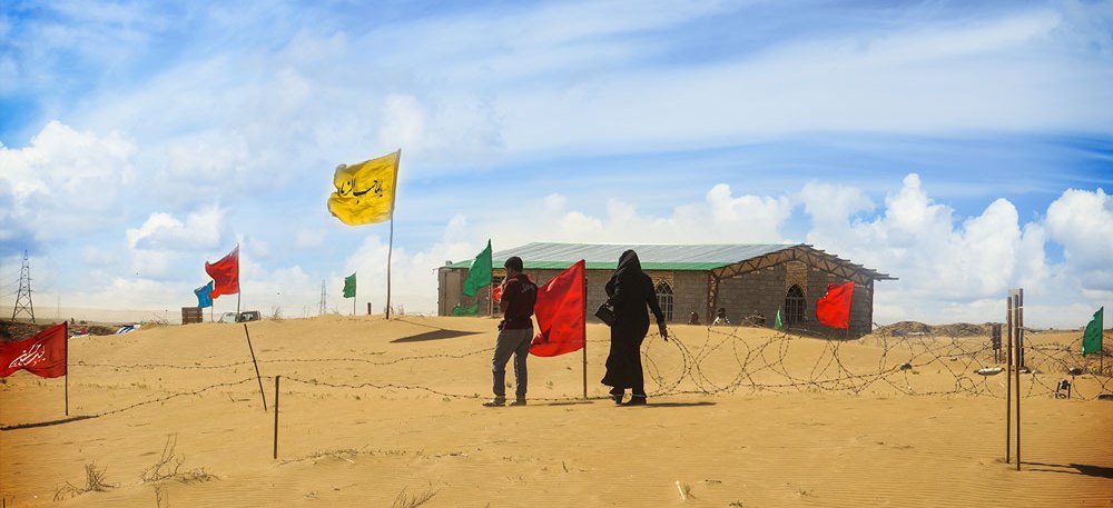 تشییع و خاکسپاری دو شهید گمنام در یادمان منطقه عملیاتی سیدالشهدا(ع) 2