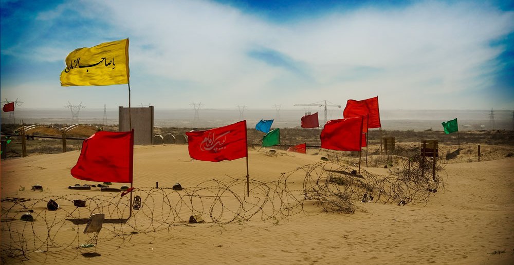 تشییع و خاکسپاری دو شهید گمنام در یادمان منطقه عملیاتی سیدالشهدا(ع) 5