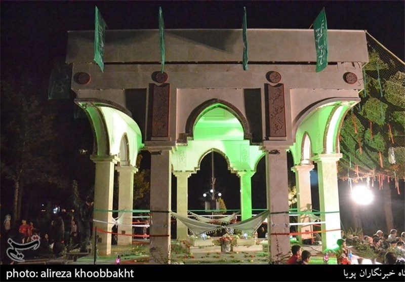 مراسم رونمایی یادمان شهدای گمنام بوستان زمزم 2