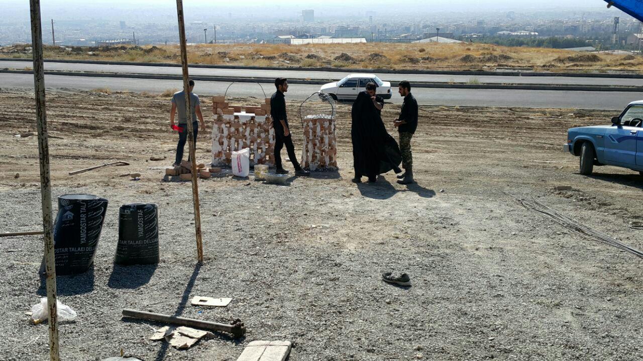 آماده سازی دانشگاه پیام نور کرج برای استقبال از شهدای گمنام 7